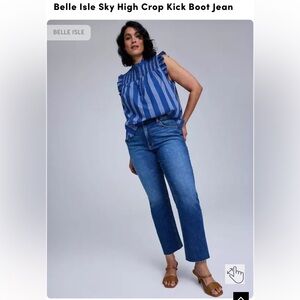 Torrid Sky High Crop Boot Jean